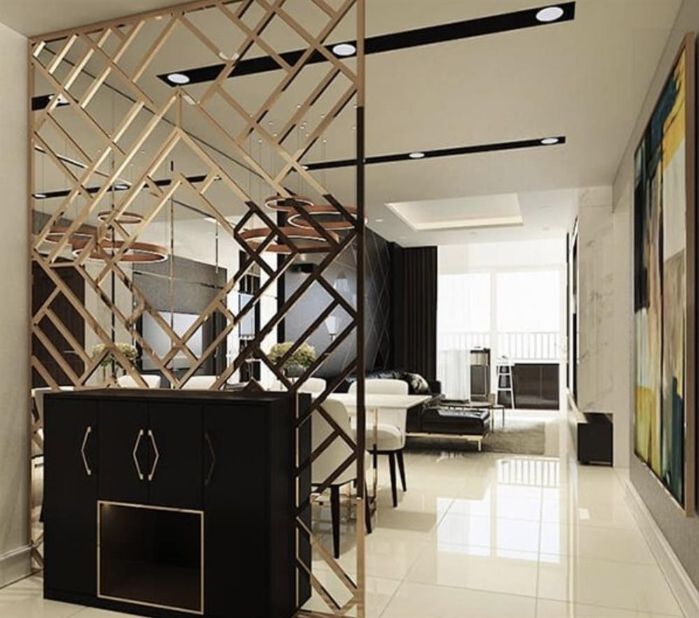 Vách ngăn từ kim loại ấn tượng cho ngôi nhà